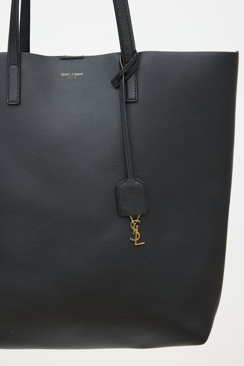 Saint Laurent Leather North South Shopping Tote