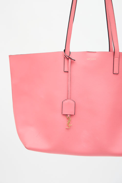 Leather Shopping Tote Bag