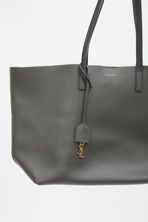 Leather Shopping Tote Bag