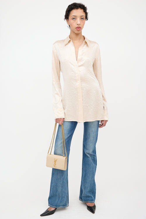 Saint Laurent Leather Small Kate Chain Bag