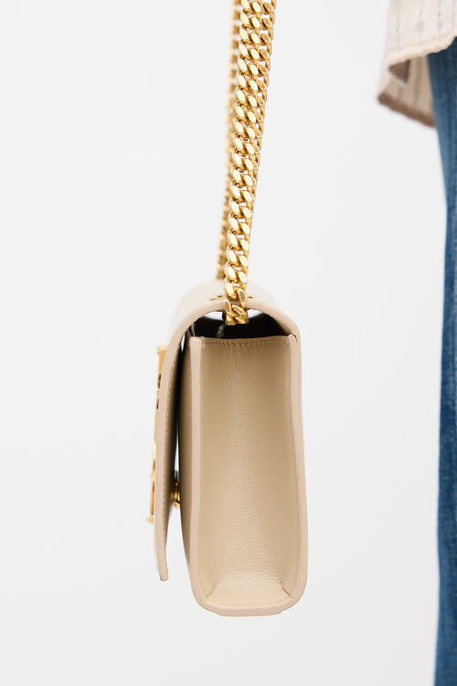 Saint Laurent Leather Small Kate Chain Bag