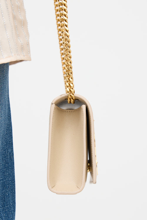 Saint Laurent Leather Small Kate Chain Bag