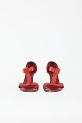 Saint Laurent Leather T-Strap Sandal