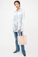 Saint Laurent Leather Toy Shopping Tote