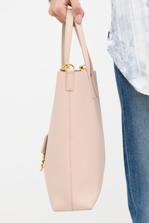 Saint Laurent Leather Toy Shopping Tote