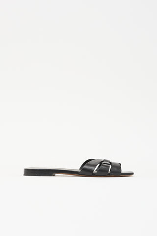 Saint Laurent Leather Tribute Sandal