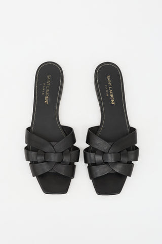 Saint Laurent Leather Tribute Sandal