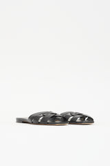 Saint Laurent Leather Tribute Sandal