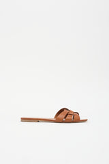 Saint Laurent Leather Tribute Sandal