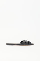 Saint Laurent Leather Tribute Slide