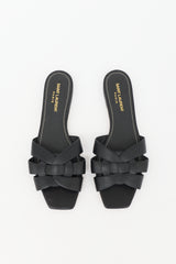 Saint Laurent Leather Tribute Slide