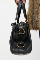 Saint Laurent Leather Two Way Muse Shoulder Bag