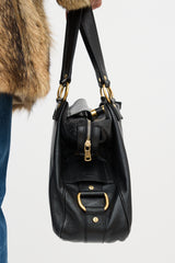Saint Laurent Leather Two Way Muse Shoulder Bag