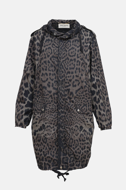 Saint Laurent Pattern Windbreaker Jacket