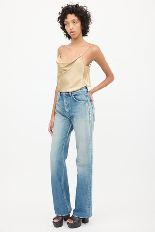 Saint Laurent Light Wash 70s Vintage Jeans