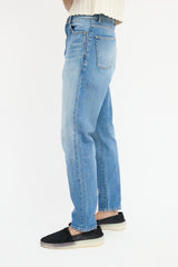 Saint Laurent Medium Wash Distressed Jeans