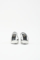 Saint Laurent Metallic Leather Tom Dream Heel