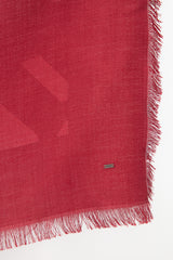 Saint Laurent Silk Cassandre Jacquard Scarf