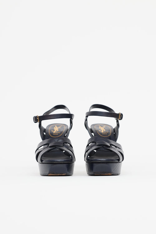 Saint Laurent Leather Tribute Heel