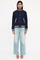 Saint Laurent Wool Varsity Jacket
