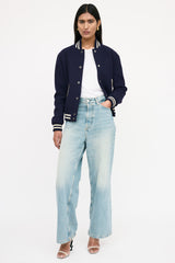 Saint Laurent Wool Varsity Jacket