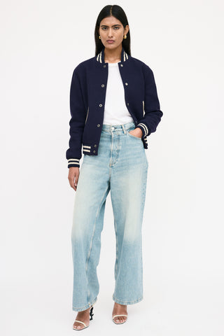 Saint Laurent Wool Varsity Jacket
