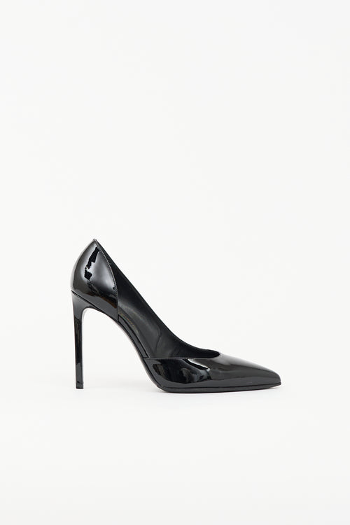 Saint Laurent Patent D'Orsay Pump