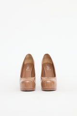 Saint Laurent Patent Leather Tribtoo Platform Pump