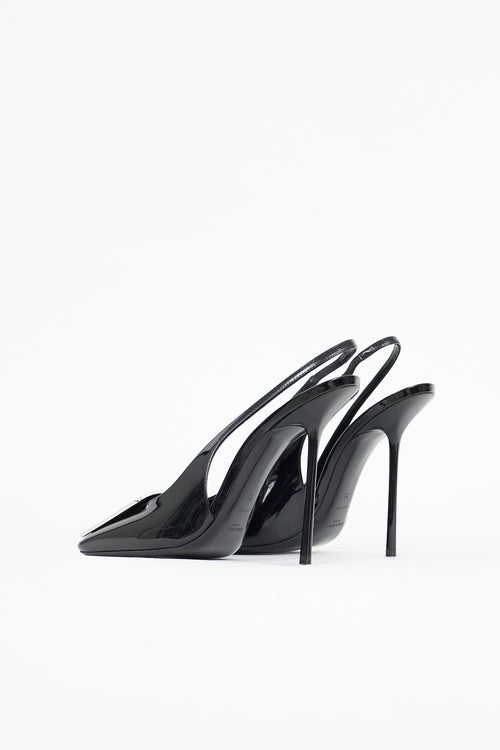 Saint Laurent Patent Maxine Buckle Pump