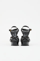Saint Laurent Patent Tribute Sandal