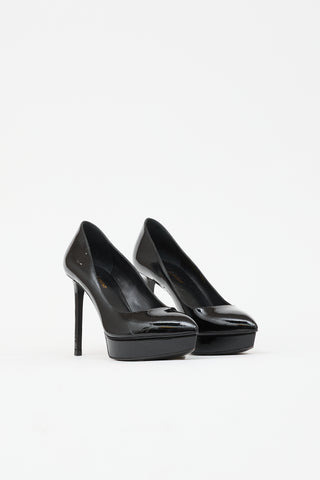 Saint Laurent Patent Platform Pump