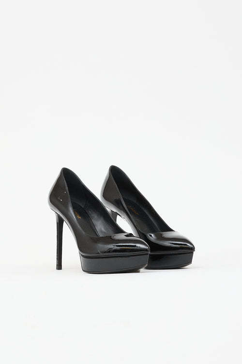 Saint Laurent Patent Platform Pump