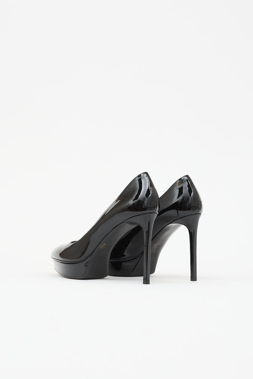 Saint Laurent Patent Platform Pump