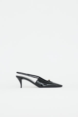 Saint Laurent Patent Blade Heel