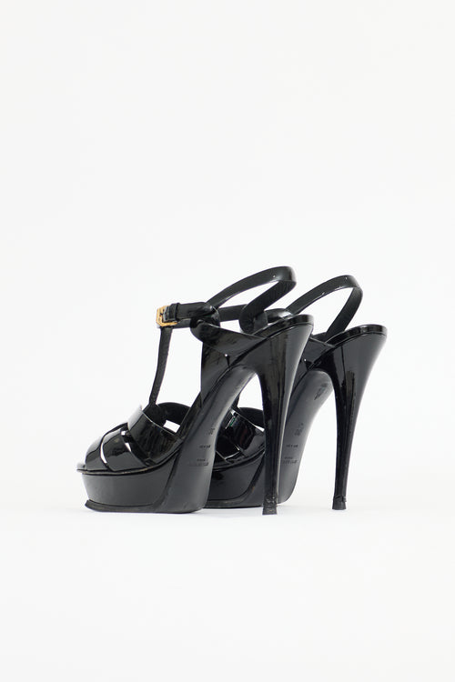 Saint Laurent Patent Tribute Sandal