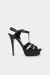 Saint Laurent Patent Tribute Sandal