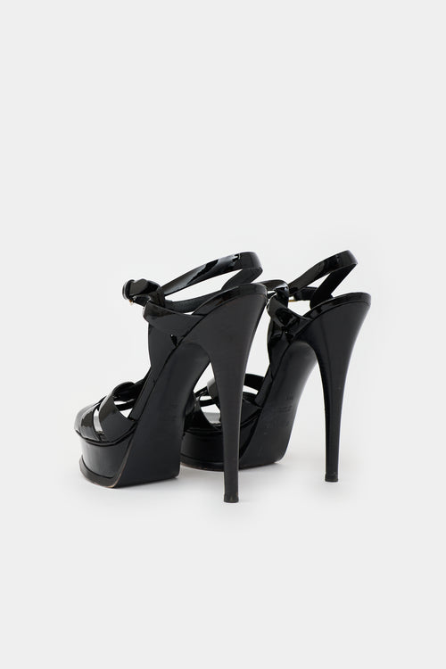 Saint Laurent Patent Tribute Sandal