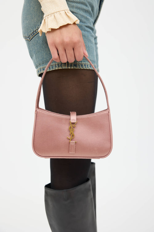 Saint Laurent Satin Le 5 à 7 Mini Bag