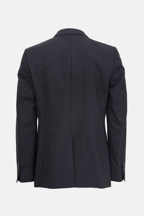 Saint Laurent Wool Pinstripe Blazer
