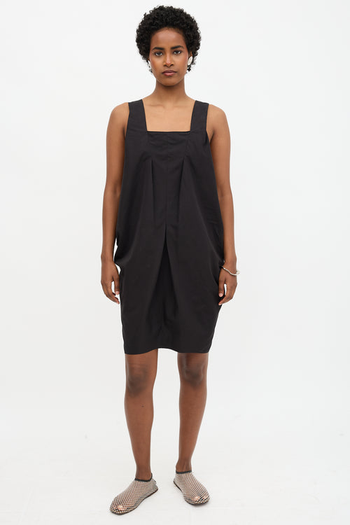 Saint Laurent Poplin Draped Dress