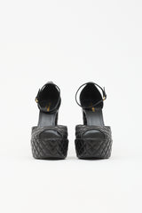 Saint Laurent Quilted Leather Jodie Heel