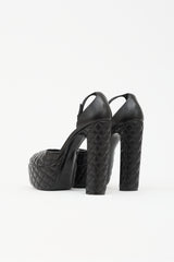 Saint Laurent Quilted Leather Jodie Heel
