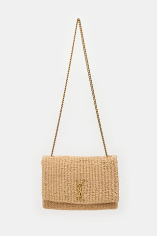 Saint Laurent Raffia Kate Bag