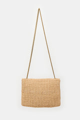 Saint Laurent Raffia Kate Bag