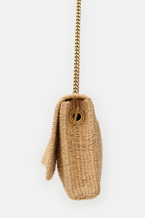Saint Laurent Raffia Kate Bag