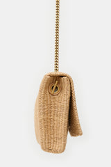Saint Laurent Raffia Kate Bag