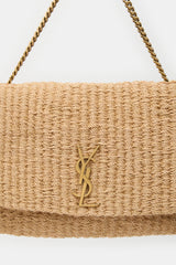 Saint Laurent Raffia Kate Bag