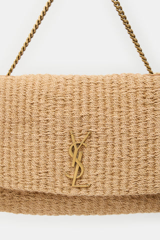 Saint Laurent Raffia Kate Bag