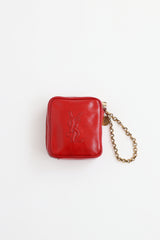Saint Laurent Patent Belle De Jour Wristlet