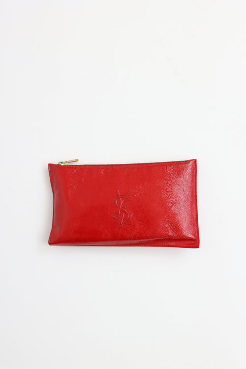 Saint Laurent Patent Belle De Jour Pouch
